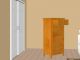 Warm honey wall paint on bedroom walls