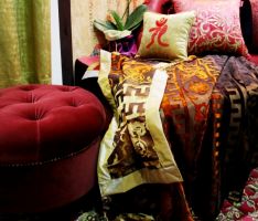 Beautiful velvet lounge