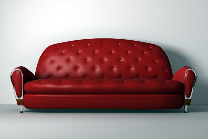Red Leather couch